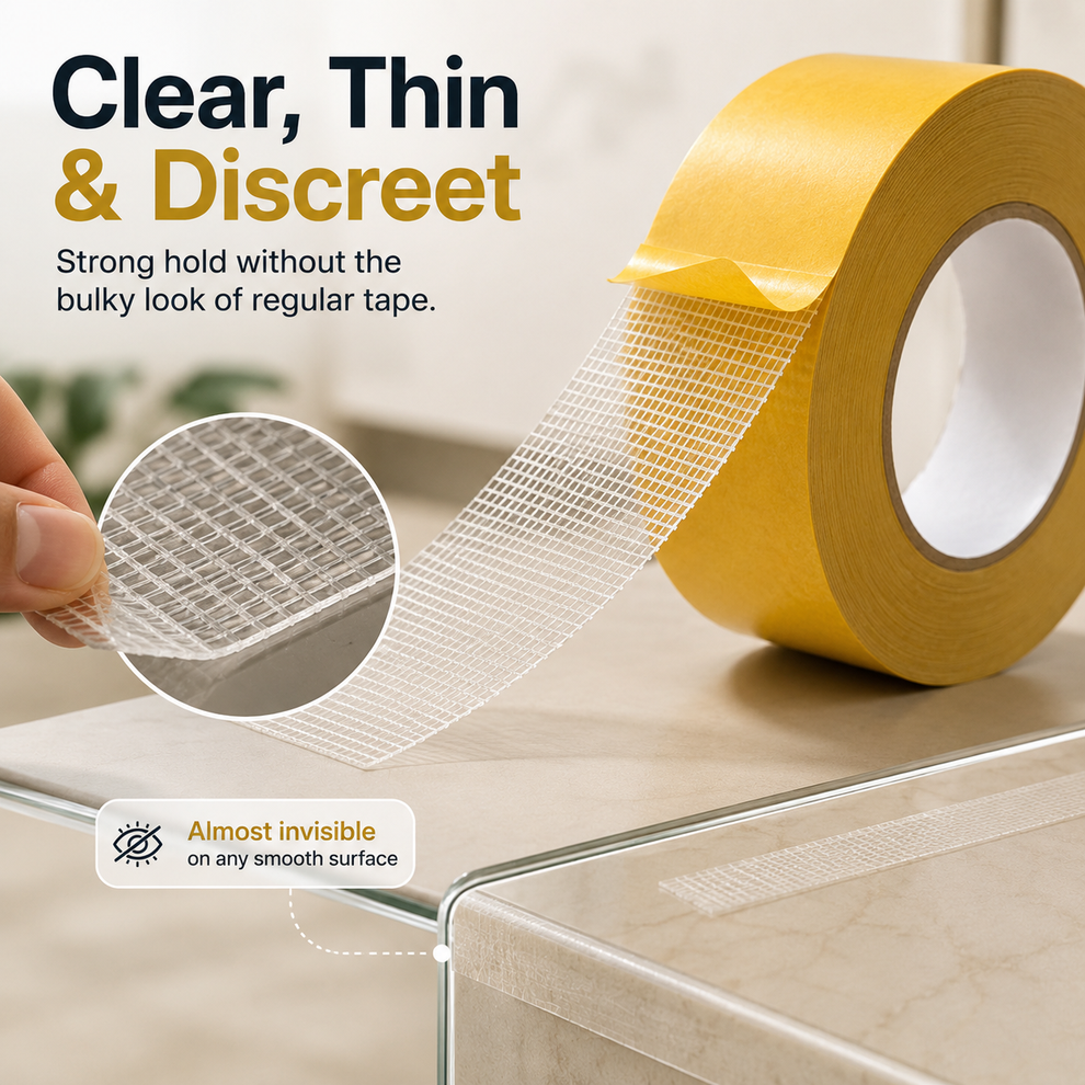 🔥 High-Tack Mesh Tape — Secure Mounting Made Fast, Easy & Effortless