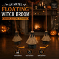 🎉Last Day 50% OFF✨-🧙‍♀️Animated Floating Witch Broom Halloween Decor with Touch-Activated Magic for Spooky Home & Party Ambiance🧹