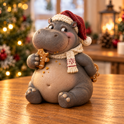 🦛 Last Day 50% OFF -🎄Meet the Merry Little Christmas Hippo Troublemakers! 🦛