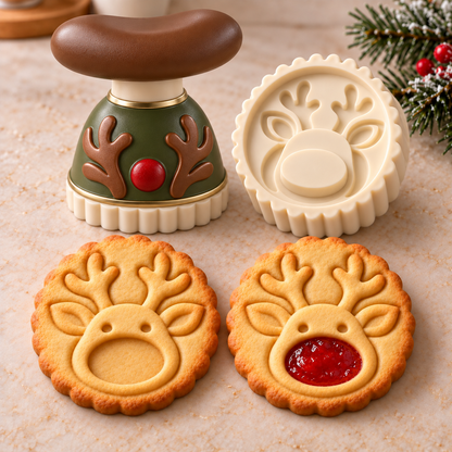 ⏰Last day Promotion 🔥-🎄Create Adorable Christmas Cookies with Festive Stamps! 🍪