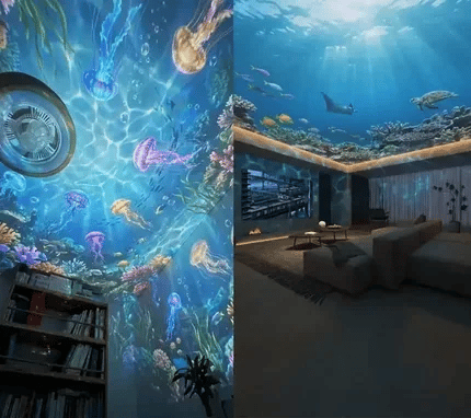 🔥 Last Day 50% OFF✨-Night Light Projector - Smart Holographic Star Projector