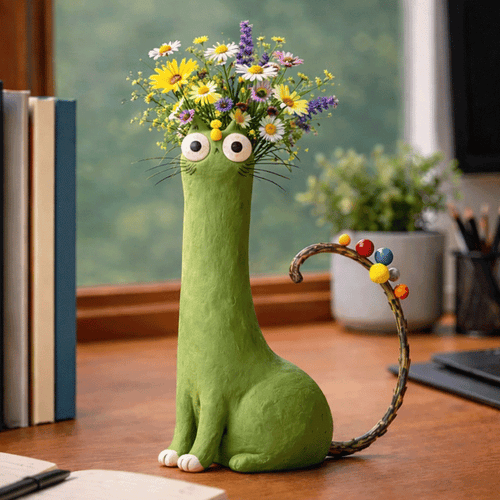 💖🎁2026 Mother's Day Gifts 50% Off--😻Quirky Cat Vase