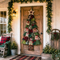🎄Beginner-Friendly DIY Oversized Patchwork Christmas Tree Door Hanging Kit