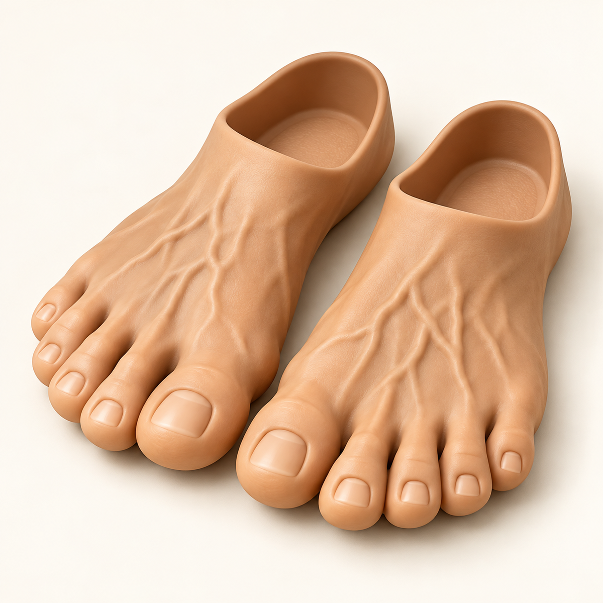 🔥Last Day 49% OFF – The Big Toe Energy Slides – Realistic Giant Foot Slippers