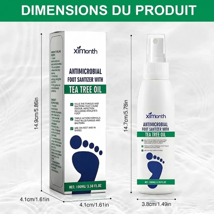 Spray Assainissant Anti-Odeurs & Anti-Fongique aux Huiles Essentielles d'Arbre à Thé (100ml)