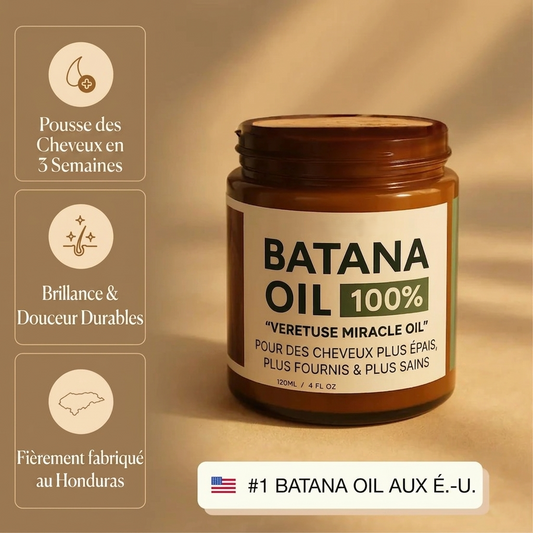 Huile naturelle de Batana pour la croissance des cheveux