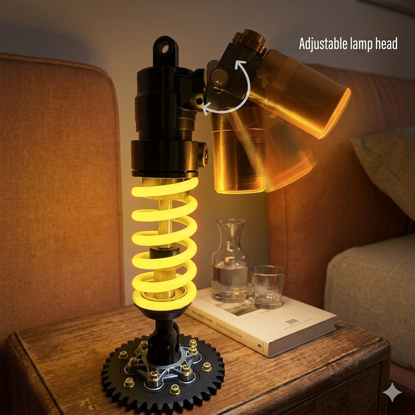 💡 Last Day 50% OFF✨-🚗Suspension Shock Absorber LED Lamp for Gamers & Car Lovers 🎮