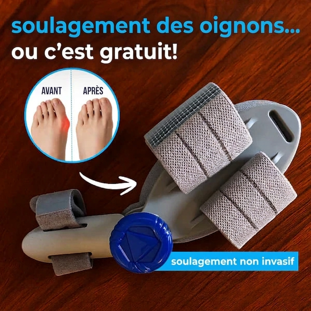 Vereuse™ – Soulagement non chirurgical de la douleur liée aux oignons