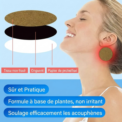 Patchs Apaisants Anti-Acouphènes – Soulagement Naturel & Ciblé