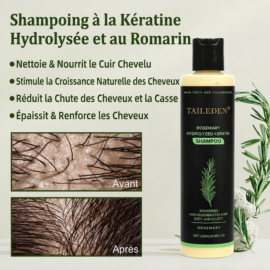 Shampoing au Romarin – L’Essence de la Nature pour vos Cheveux