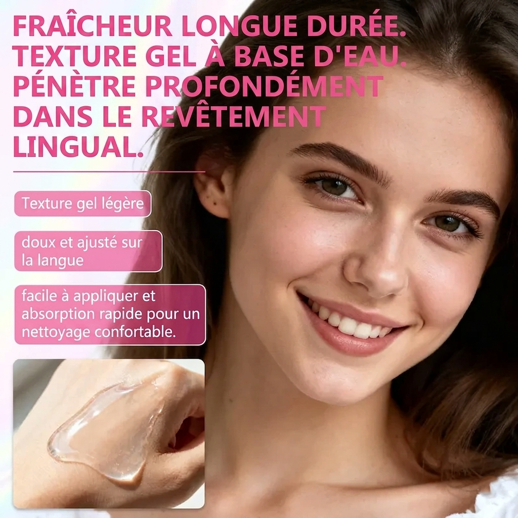 Kit de nettoyage de la langue 2-en-1 (aux extraits botaniques) — Rafraîchit l'haleine instantanément