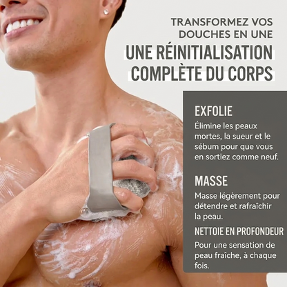 BROSSE CORPORELLE EN SILICONE ANTIMICROBIEN
