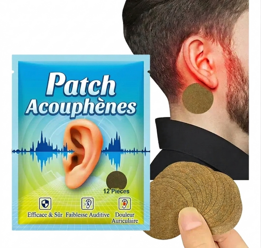Patchs Apaisants Anti-Acouphènes – Soulagement Naturel & Ciblé