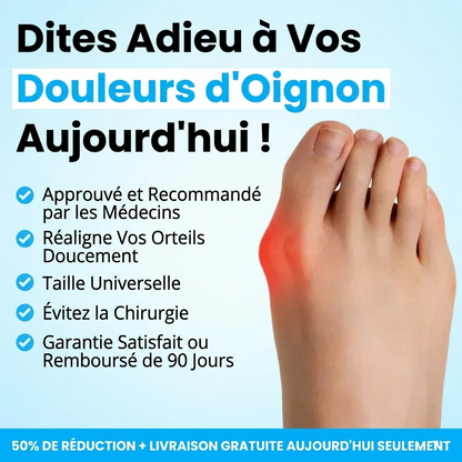 Vereuse™ – Soulagement non chirurgical de la douleur liée aux oignons