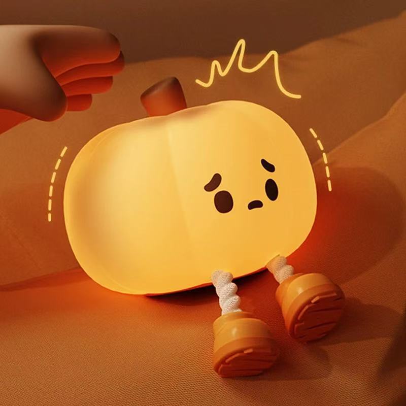 😴 Last Day 50% OFF✨-🎃Ultimate Pumpkin Night Light for a Cozy Halloween Glow All Night Long ✨