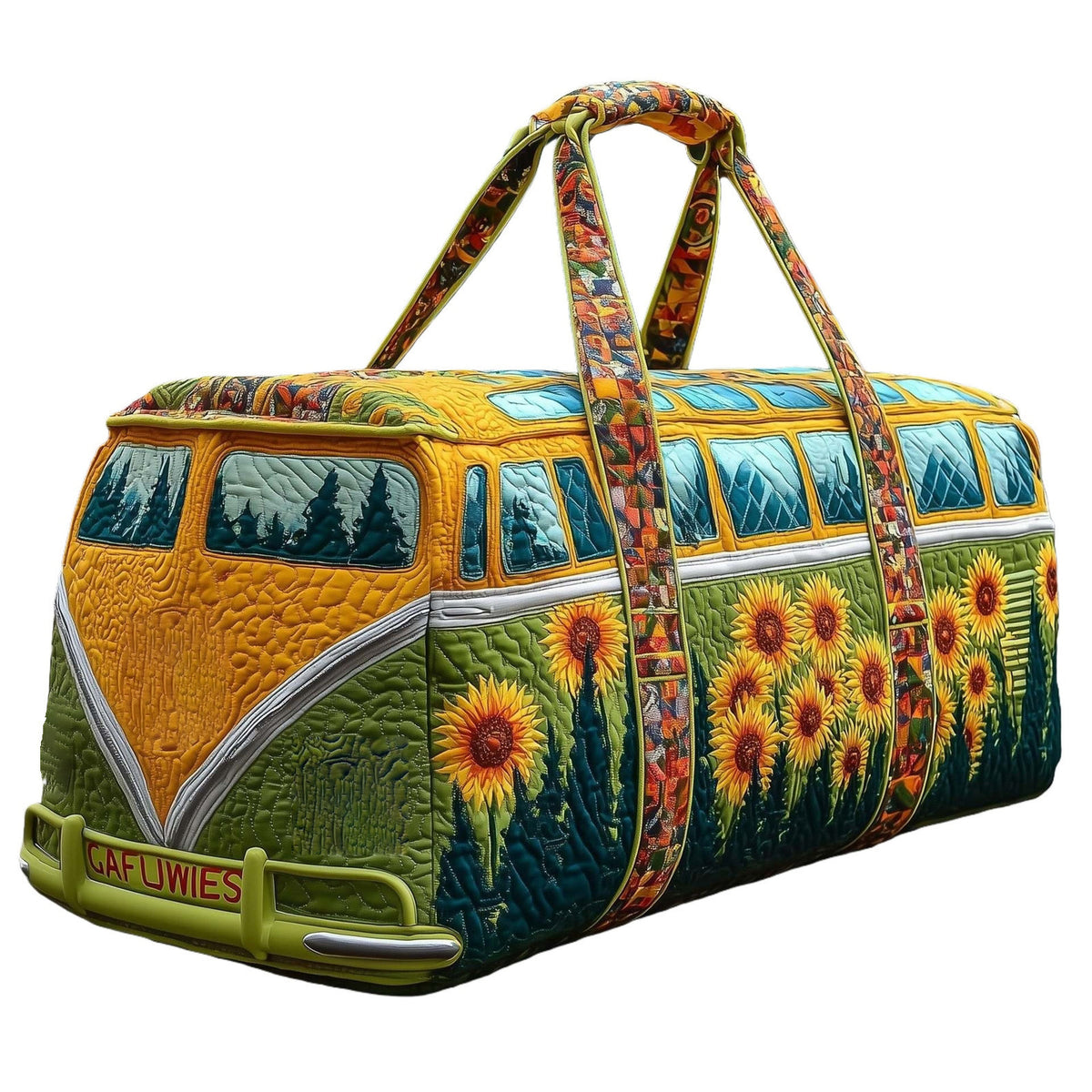 🔥LAST DAY 50% OFF✨Hippie Van Quilted Duffle Bag