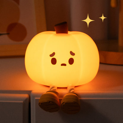 😴 Last Day 50% OFF✨-🎃Ultimate Pumpkin Night Light for a Cozy Halloween Glow All Night Long ✨