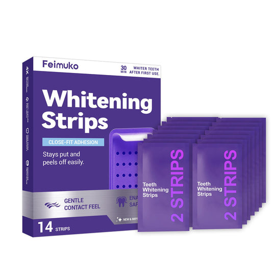 🦷 Bandes de Blanchiment Dentaire Feimuko