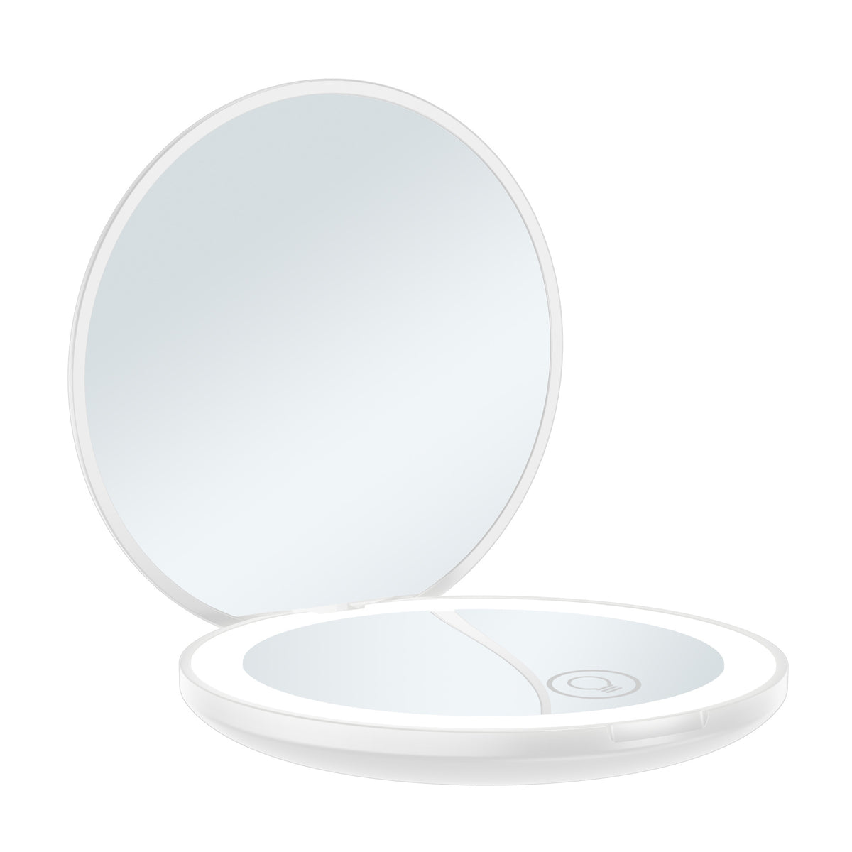 ✨ Portable LED Makeup Mirror – Double-Sided, Foldable & Rechargeable Beauty Essential 💄