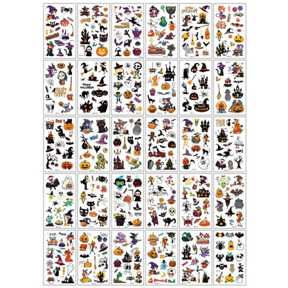 🎃 360 PCS Halloween Temporary Tattoos – Waterproof Spooky Designs for Parties & Costumes