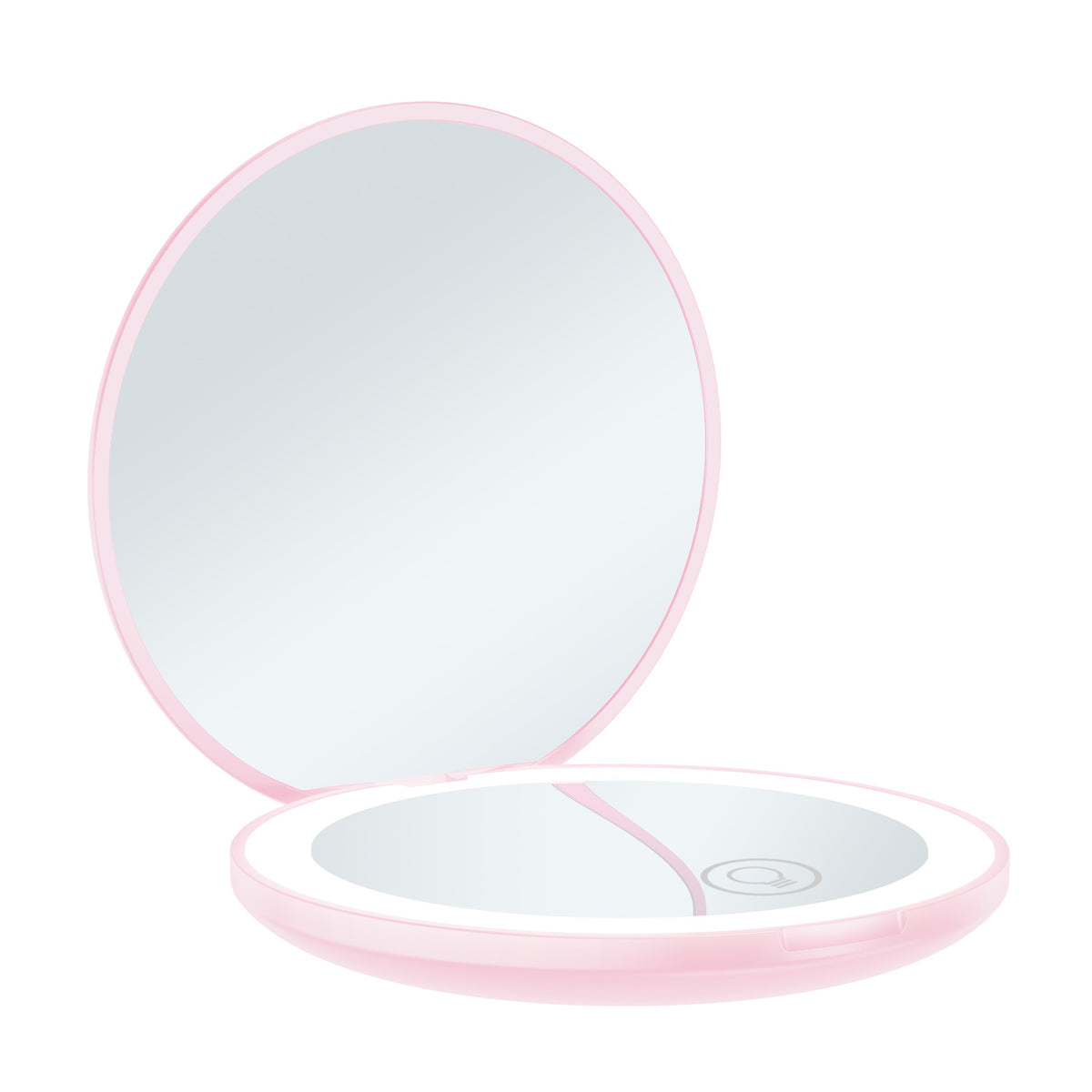 ✨ Portable LED Makeup Mirror – Double-Sided, Foldable & Rechargeable Beauty Essential 💄