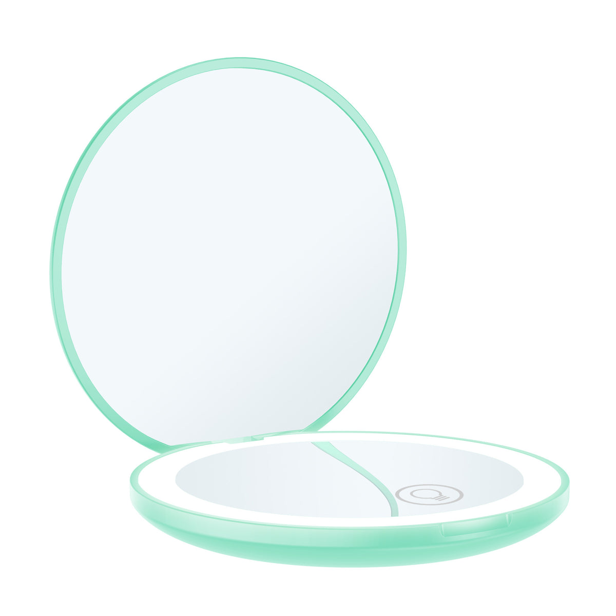 ✨ Portable LED Makeup Mirror – Double-Sided, Foldable & Rechargeable Beauty Essential 💄