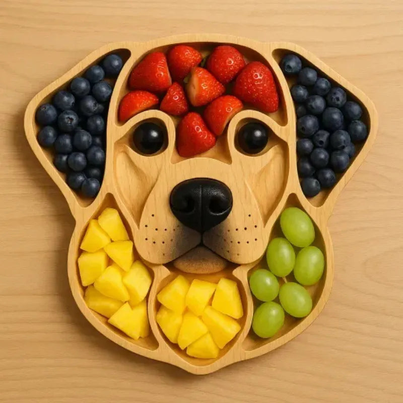 Highland Cow Wooden Charcuterie Board,Wooden Cow Food Platter for Snack