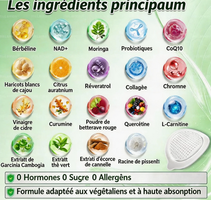 Patch amincissant à nano-aiguilles