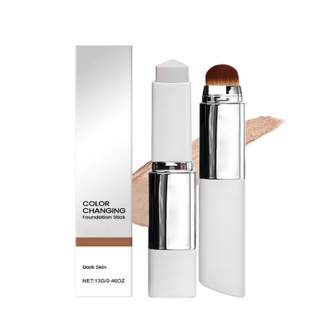 Stick fond de teint 2‑en‑1 changeant de couleur