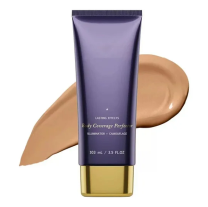 Maquillage corporel imperméable, léger et parfaitement sans défauts.