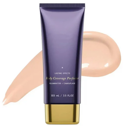 Maquillage corporel imperméable, léger et parfaitement sans défauts.