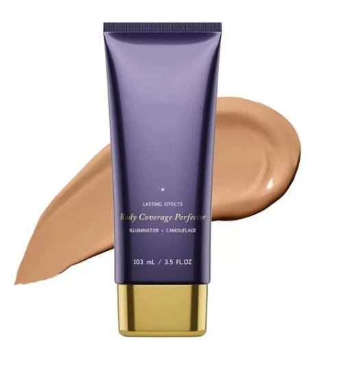 Maquillage corporel imperméable, léger et parfaitement sans défauts.