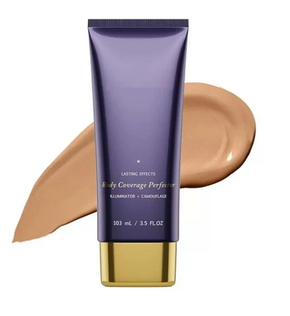 Maquillage corporel imperméable, léger et parfaitement sans défauts.