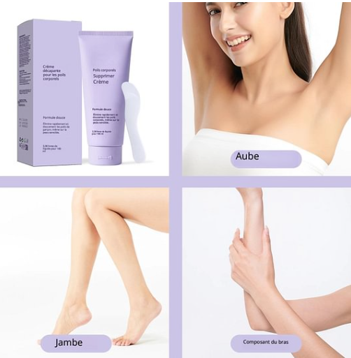 Crème dépilatoire pour corps – Peaux sensibles
