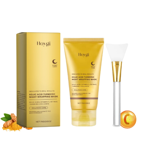 Masque de Nuit en Wrap à l’Acide Kojique et Curcuma
