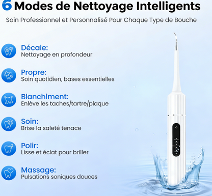 Kit de nettoyage dentaire électrique
