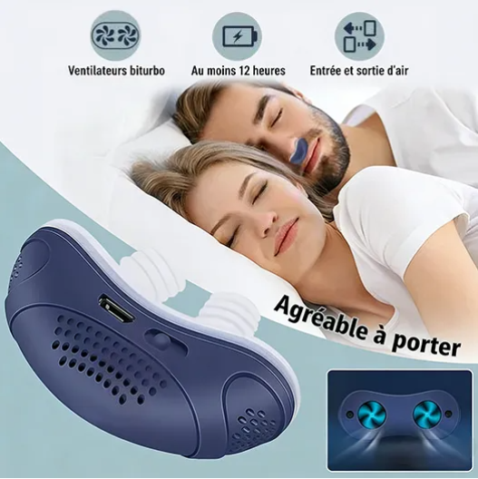 Le premier micro-CPAP anti-ronflement, sans tuyau ni masque