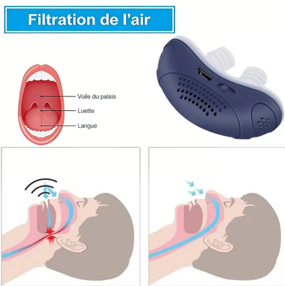 Le premier micro-CPAP anti-ronflement, sans tuyau ni masque