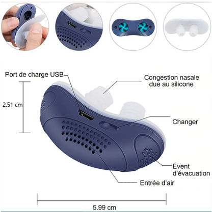 Le premier micro-CPAP anti-ronflement, sans tuyau ni masque