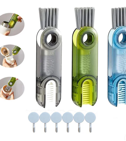 Brosse de nettoyage 3-en-1 pour tasses