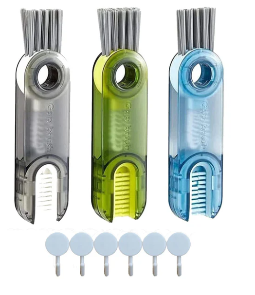 Brosse de nettoyage 3-en-1 pour tasses