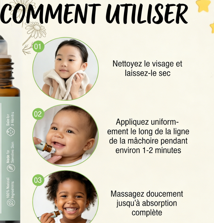 Rouleau de dentition MamasTeether : Un soin tout en douceur pour vos molaires.
