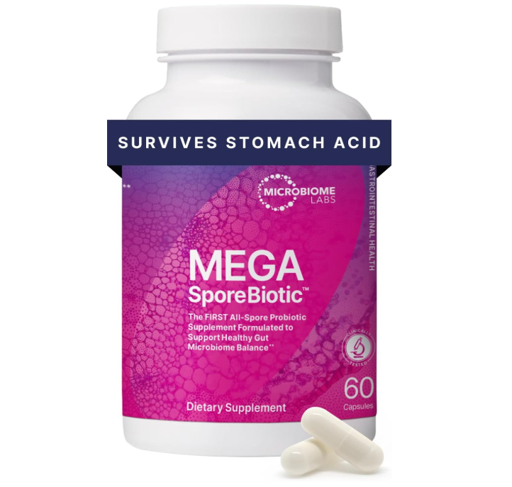 MegaSporeBiotic capsules de thréonate de magnésium