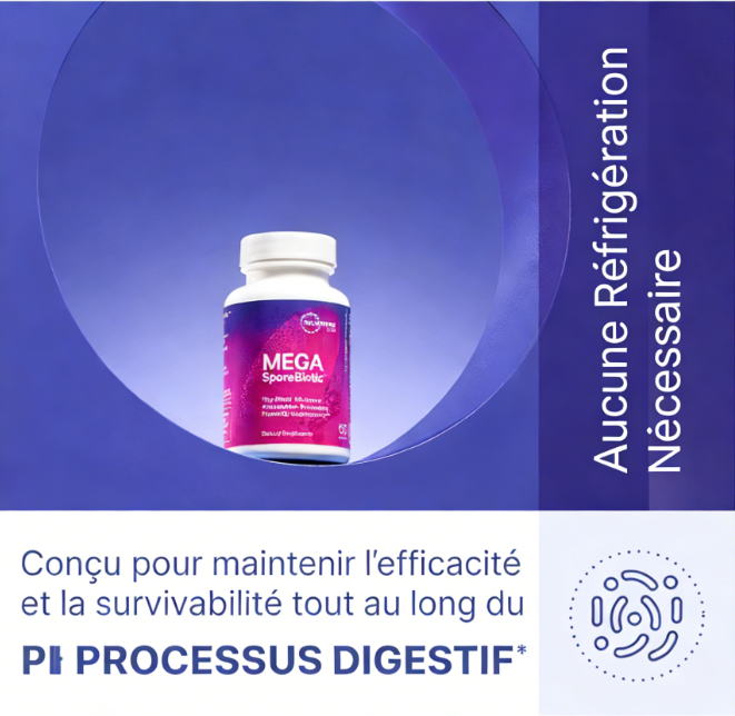MegaSporeBiotic capsules de thréonate de magnésium