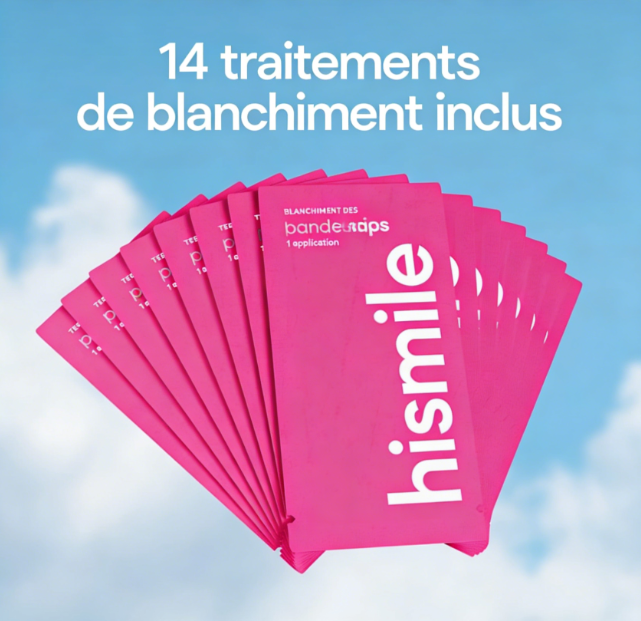 Bandes blanchissantes pour les dents