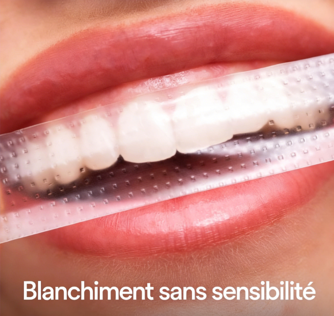 Bandes blanchissantes pour les dents