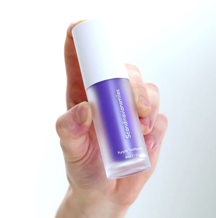 Dentifrice Violet – Soin Éclat & Blancheur Visuelle