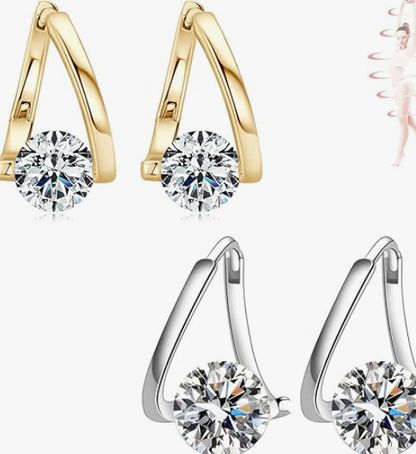 Boucles d’oreilles Élégance Drainage Lymphatique