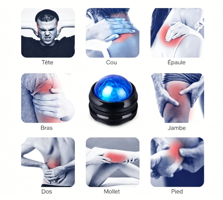 Masseur Relaxant à Balle – Votre Moment de Détente