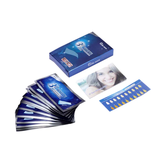 Bandes blanchissantes 3D – Soins d’hygiène bucco-dentaire